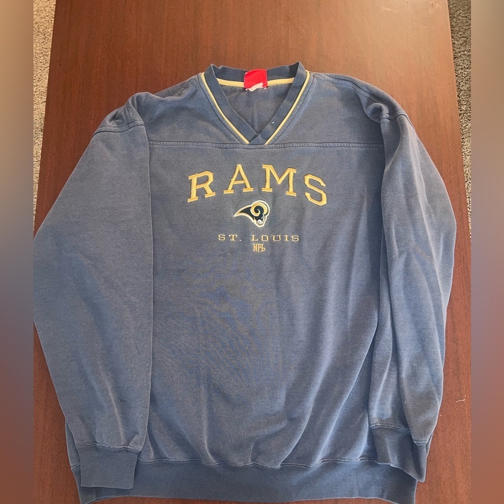 NFL Rams Blue Sweatshirt - Picture 1 of 5